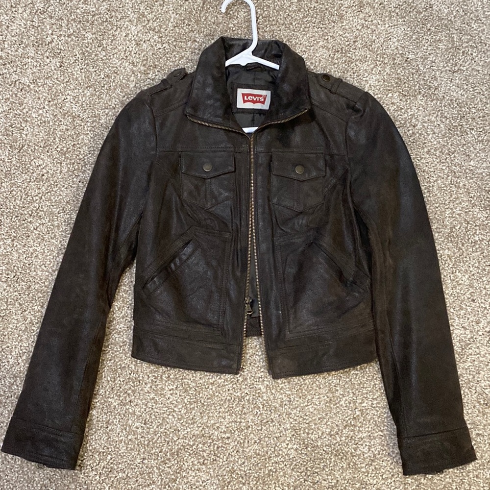 Levi’s leather biker jacket